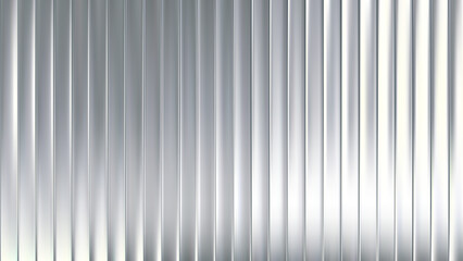 Plakat White background fractal gradient with glass ripple reed abstract design. Vibrant light effect texture stripe geometric pattern vector. Colorful poster art for modern decorative background.