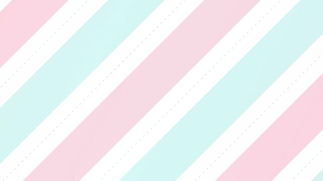 pastel pink and mint green diagonal stripes pattern shifting with clean minimal motion   