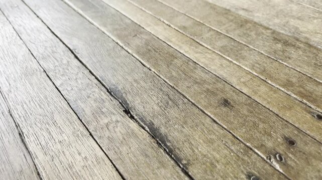 Rustic Parallel Wood Grain Planks for Exterior Terrace Floor