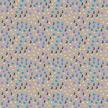 Seamless pattern of medical icons