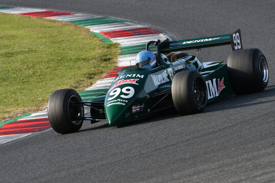 Scarperia, Italy - October 2th 2026: Tyrrell 011 of year 1982 ex Michele Alboreto drive by unknown in action during practice session at Mugello Circuit.