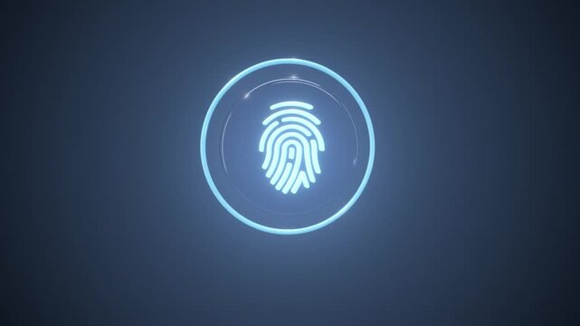 Fingerprint scanning unlocks padlock after wrong password attempt, access granted UI animation