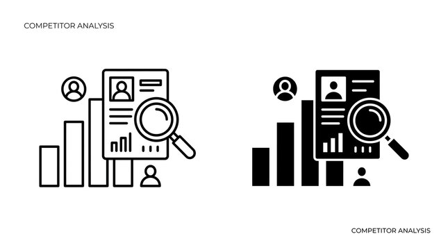  Competitor Analysis and Market Research Illustration