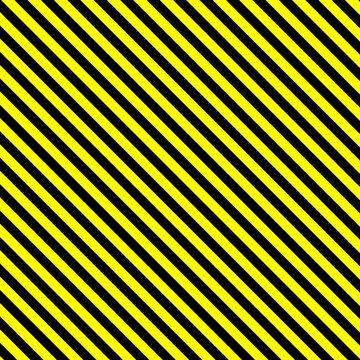 Schwarz gelb gestreifter Hintergrund mit diagonalen Streifen