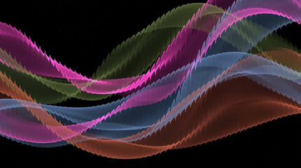 Abstract vertical glass stripes wallpaper design with vibrant color gradients, creating a visually striking and modern backdrop for digital media, symbolizing movement, energy © KP Stock