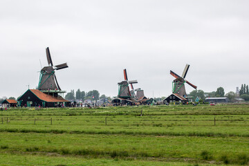 Fototapeta premium dutch windmill in holland