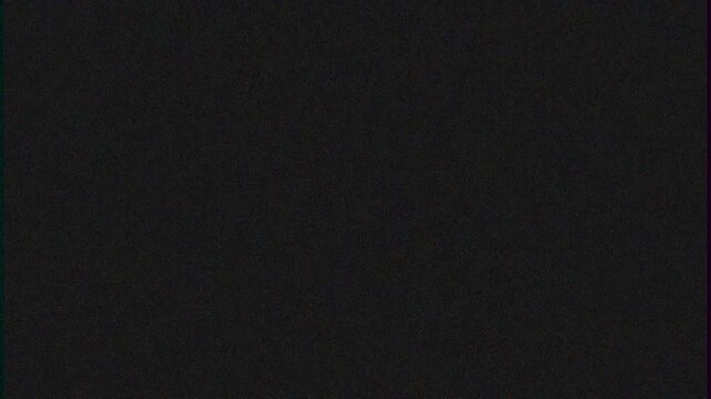 analog TV static noise overlay with dense multicolored grain, subtle RGB interference and dark VHS texture for retro footage, glitch transitions and vintage video effects