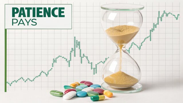 Patience and Persistence: Time Management with Hourglass and Medication