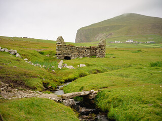 Foula, Shetland, Scotland, United Kingdom, 5th July 2026, old abandoned water mill © Electric Egg Ltd.