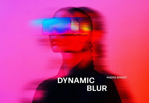 Dynamic Blur Photo Effect For Poster And Social Media Design
