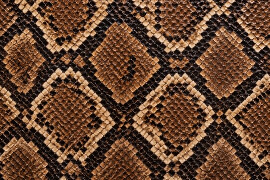 Brown black snakeskin texture background for exotic leather branding, luxury fashion surfaces, reptile print packaging, and nature-inspired interior design