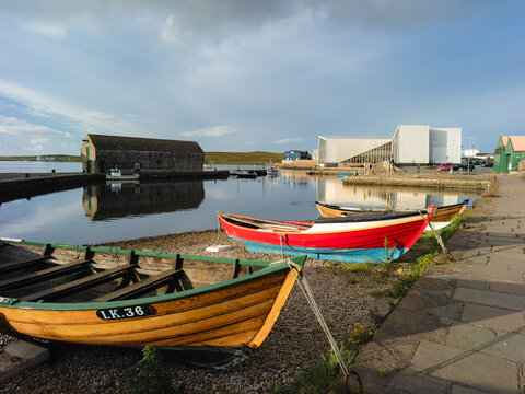 Lerwick, Shetland, Scotland, United Kingdom, 11th July 2026, Mareel Music Arts and Cinema venue and lerwick harbour