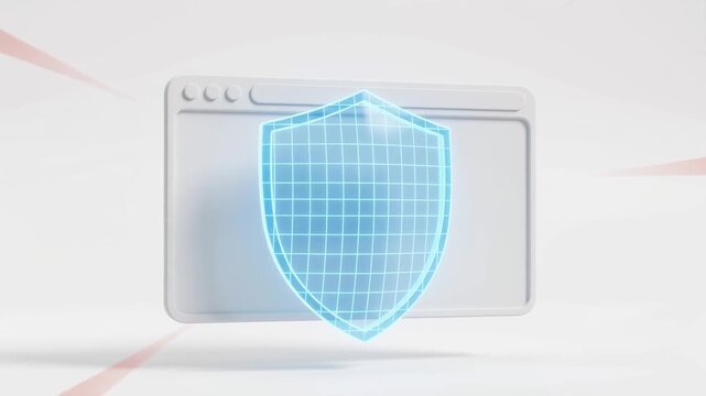 A digital shield filtering tracking cookies in front of a web browser window, symbolizing GDPR compliance, RegTech cookie consent management, data privacy protection, and cybersecurity safeguards.