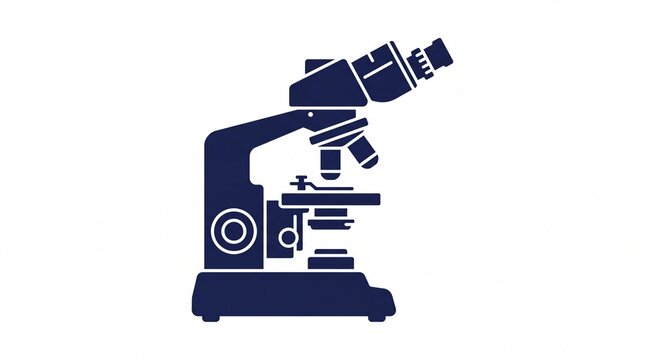 World cancer day vektor microscope icon for medical research