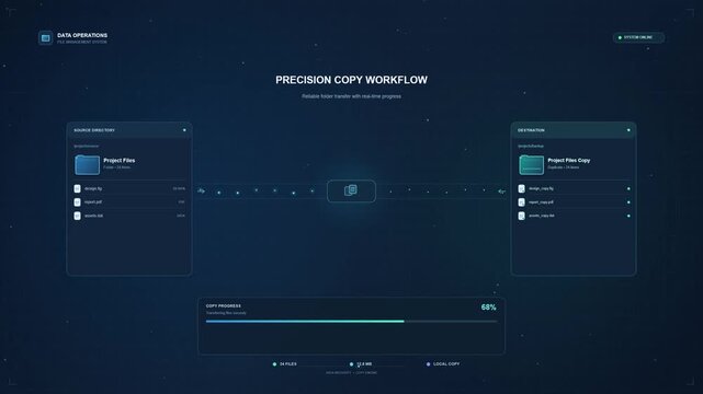 Futuristic digital interface with glowing blue data panels
