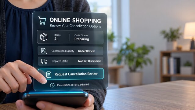 Convenient Online Shopping Experience at Home Representing the Future of Retail