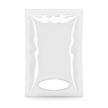 Clear pouch with an oval opening for jewelry or small items storage