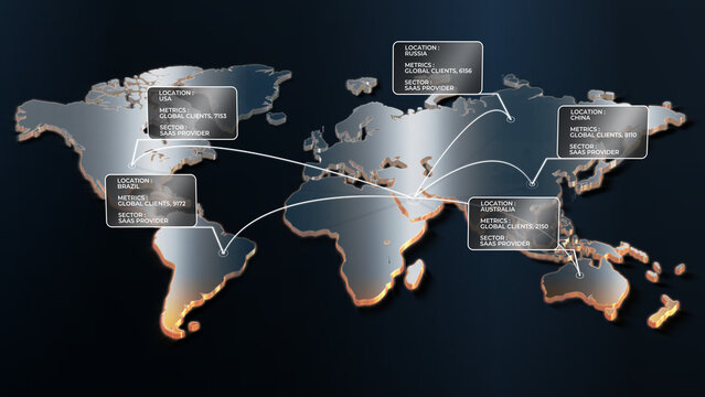 World Map Infographic