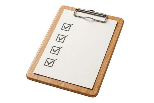Clipboard with simple math equation and notes