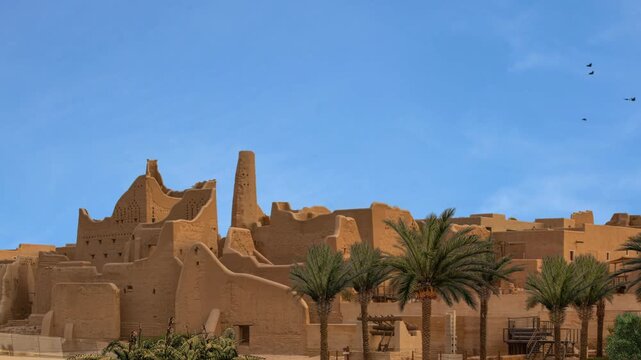 Old city Diriyah near Ar Riyadh, Kingdom of Saudi Arabia Salwa Palace at At-Turaif UNESCO World Heritage site Ad Diriyah At-Turaif UNESCO World Heritage site at Kingdom of Saudi Arabia old heritage
