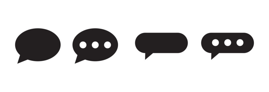Conversation Bubbles Icon, chat dialogue symbol, messaging, discussion, reply, online conversation, customer support, communication pictogram