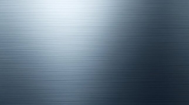 Abstract brushed steel surface with fine horizontal grain and a cool silver-blue gradient