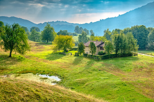 Paesaggio fiabesco montagna, Piccole Dolomiti