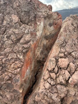 solidified lava