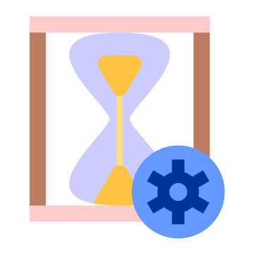 Time Management Vector Design Icon Style