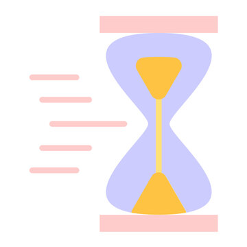 Fast Time Vector Design Icon Style
