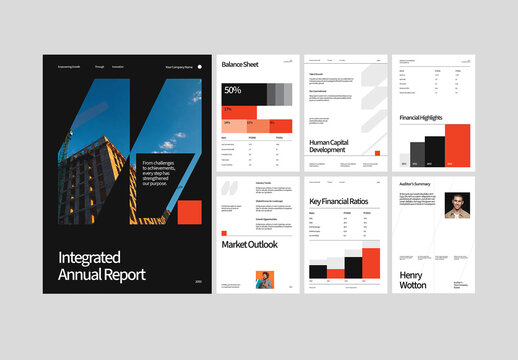 White Grey Modern Company Annual Report