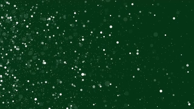 Celebration glitter sparkles green screen alpha channel, bright shiny white LED video wall background with flashing glittering white disco lights, particle It is moving from left to right. 4k video