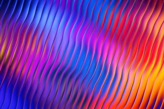 Vibrant abstract background with flowing neon wave pattern