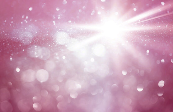 Pink Abstract radial background, white Rays Zoom in Motion Effect, Light Color Trails