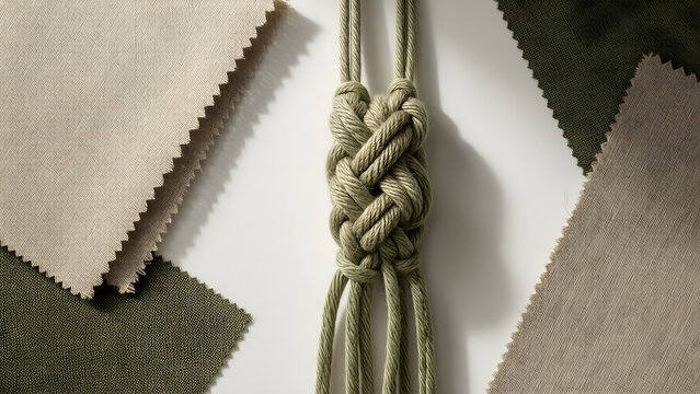 analog hobby textile craft corner knotted rope
