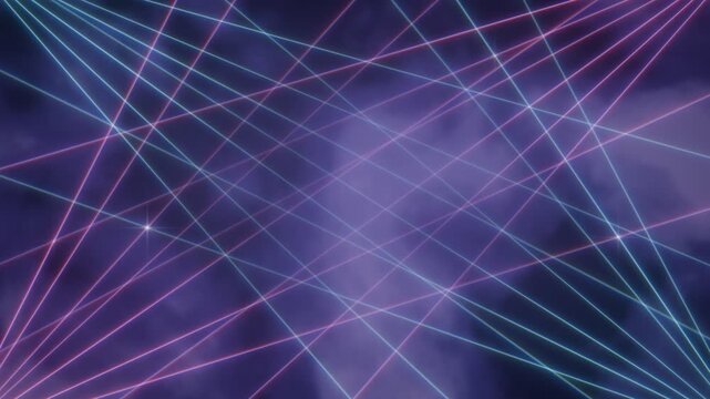 Retro 80s Laser Portrait Backdrop With Mottled Blue Background Seamless Loop