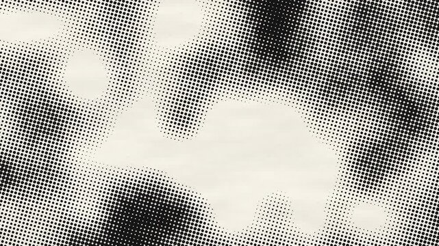 Animated halftone dot texture overlay loop 4K