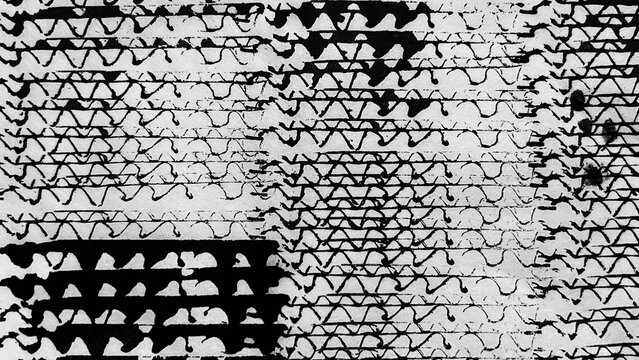 abstract sumi-e stripes with ink gradation and rough brush stroke texture