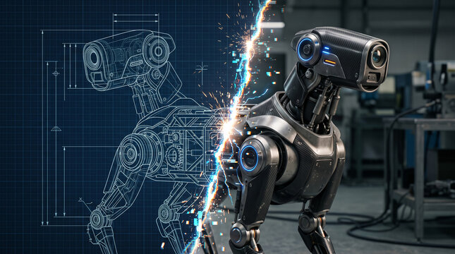 Robot Blueprint Transitioning to Realistic Model