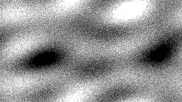 Waving cloth shaded in 1 bit blue noise dither 4K seamless loop