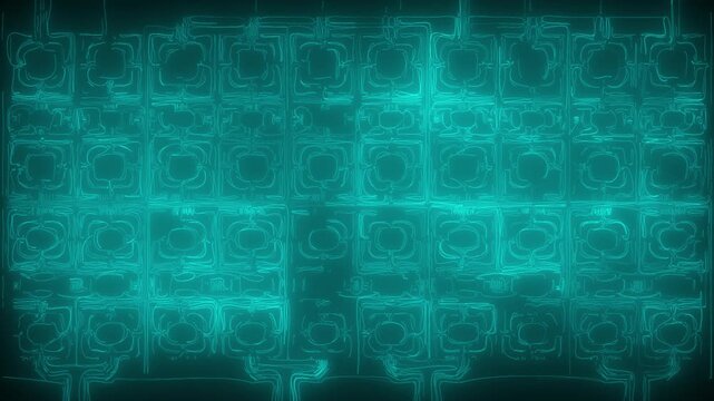 Abstract glowing grid pattern digital background for tech