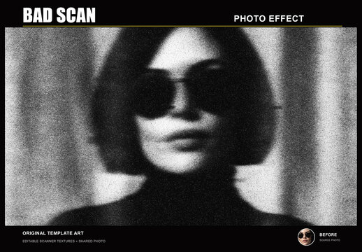 Bad Scan Photo Effect Kit
