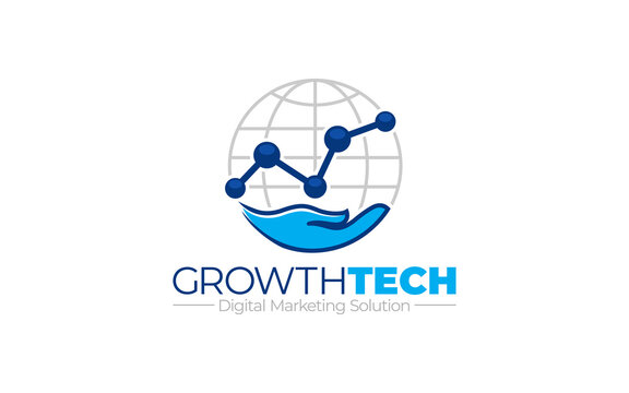 Illustration graphic vector of digital marketing solution business logo design