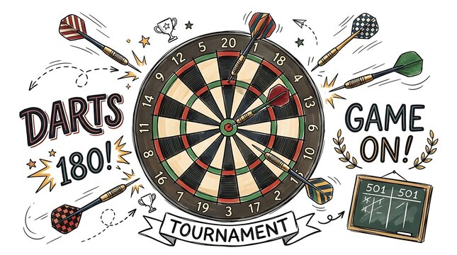 Darts game tournament competition activity