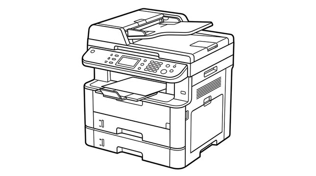 Office multifunction printer device