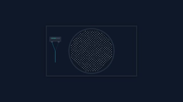 Automated Laser Triangulation Micro Bump Coplanarity Inspection System Scanning Silicon Wafer