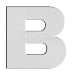 PNG Textured letter B illustration on transparent background © Rawpixel.com