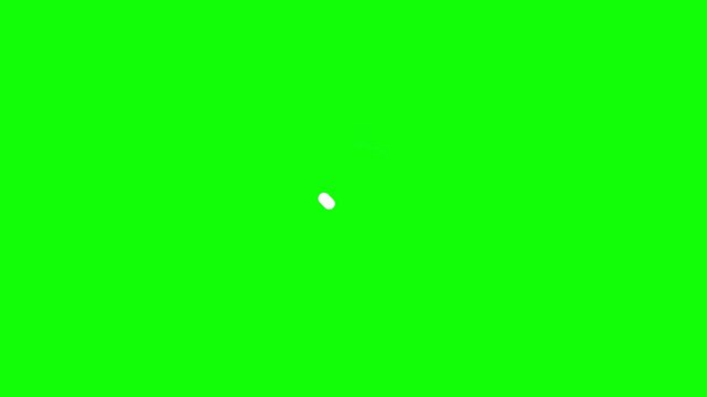 Animated check mark symbol in a circular loading progress bar motion graphics video clip