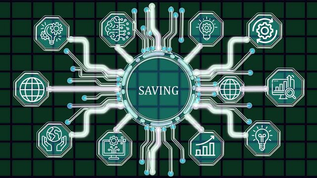 Comprehensive Personal Savings and Wealth Accumulation Framework with AI-Powered Interest Optimization for Modern Enterprise Financial Planning and Investment Strategy Concept 4K video