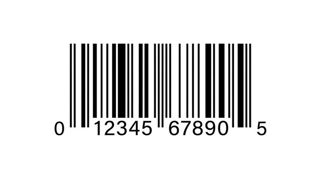 Black and white barcode number 012345678905